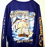 X-dry shirt back, blue