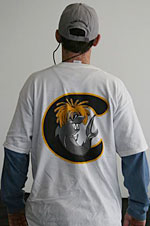 White T-shirt back