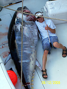 Scott with monster